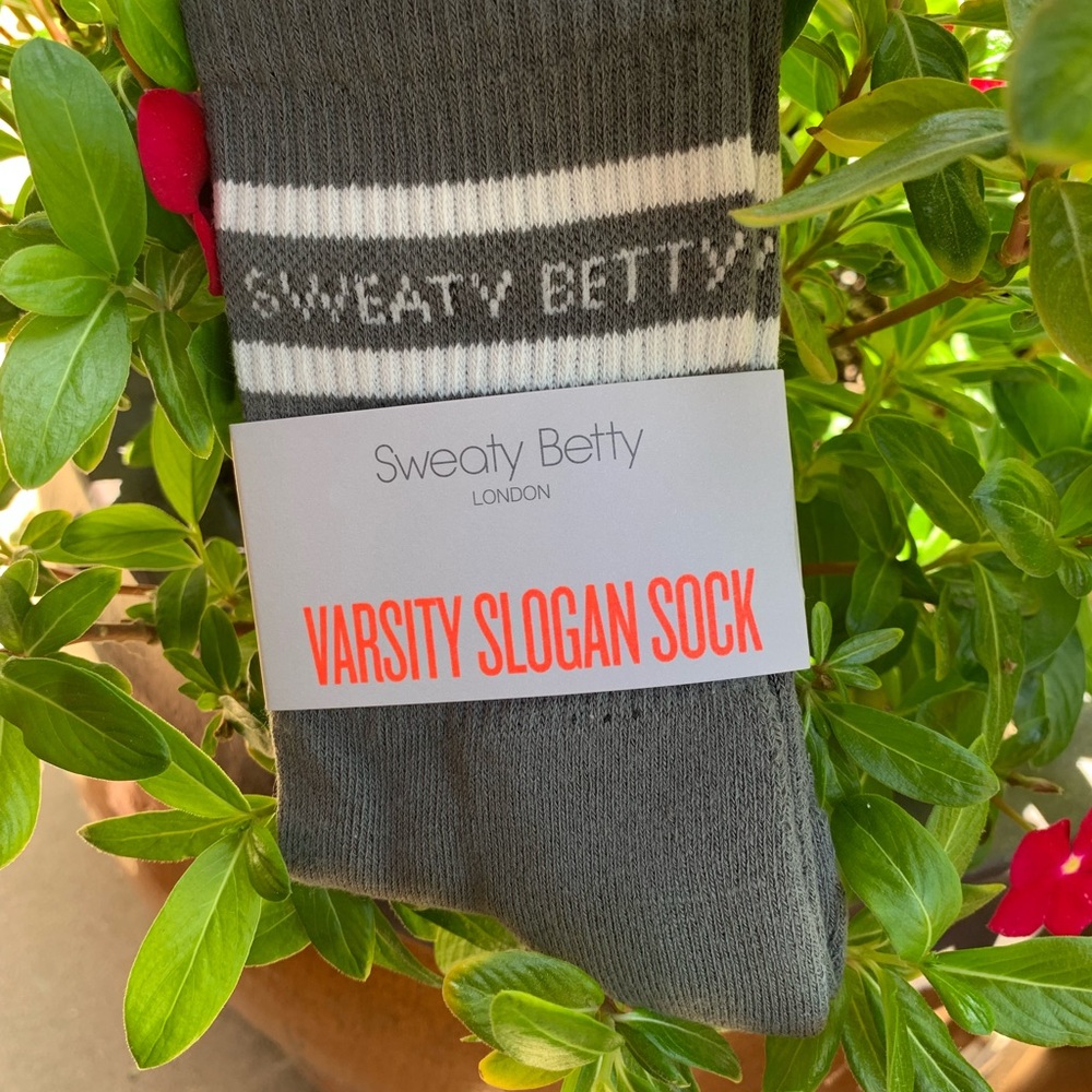 Sweaty Betty Varsity Slogan Socks